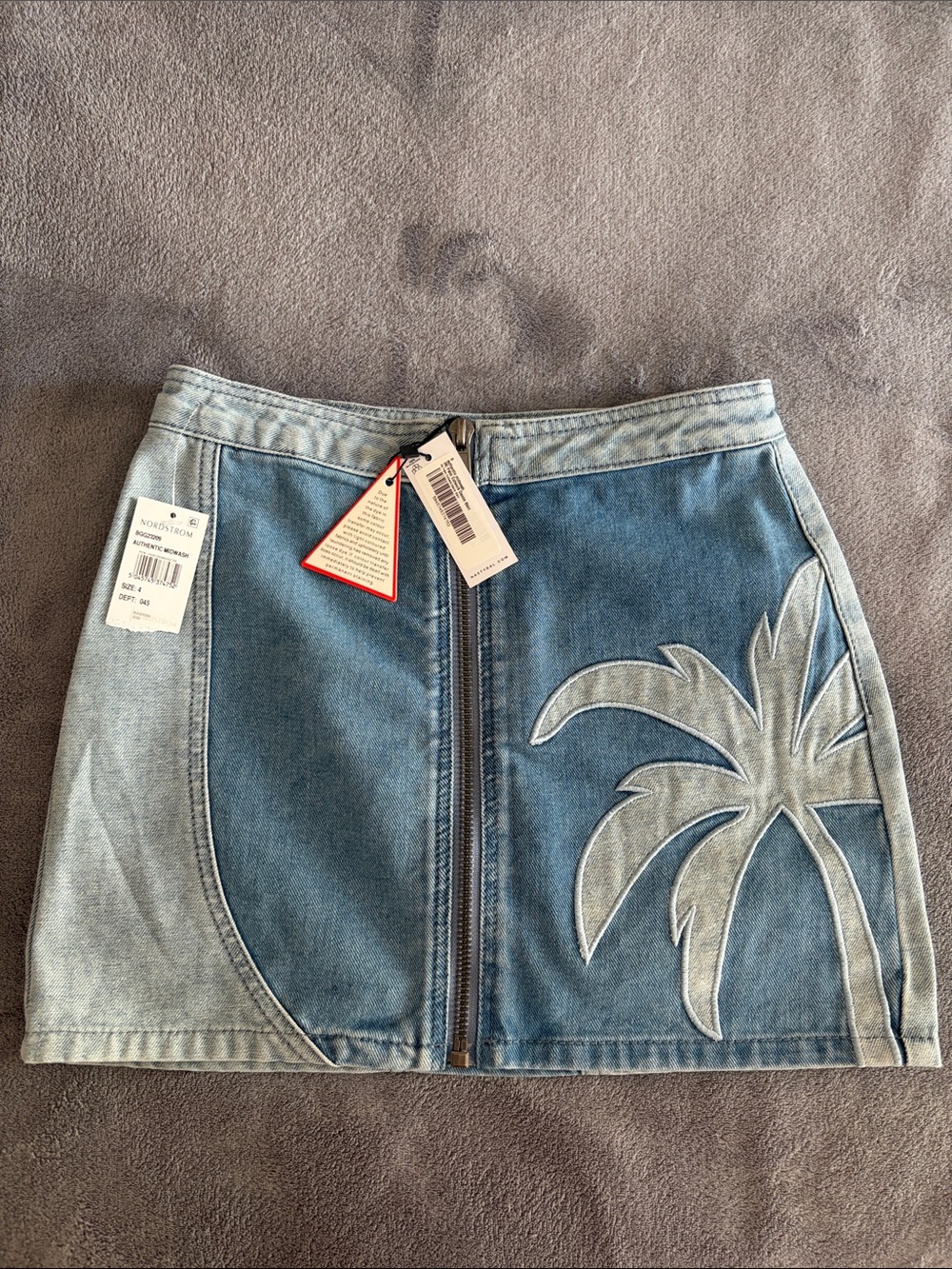 NWT nasty gal denim mini skirt